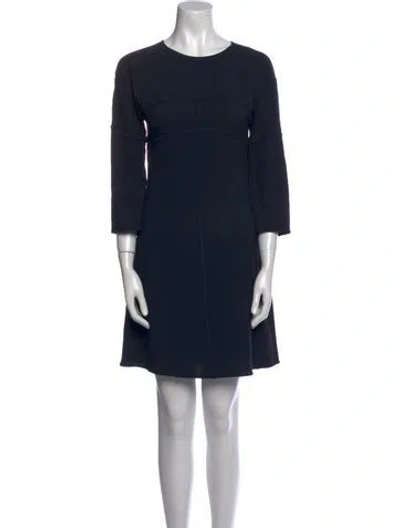 Pre-owned Prada Vintage Mini Dress In Blue