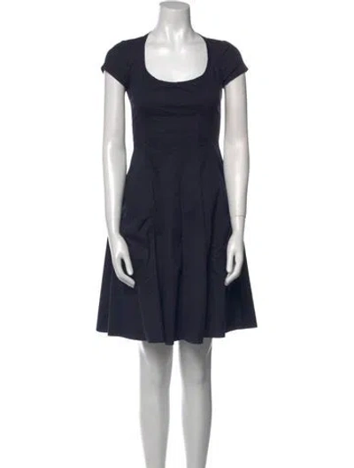 Pre-owned Prada Vintage Mini Dress In Blue