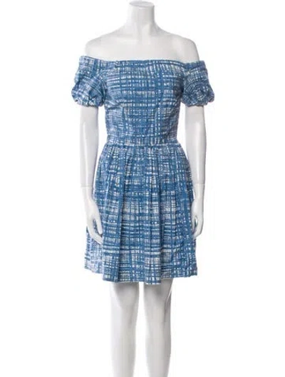 Pre-owned Prada Vintage Mini Dress In Blue