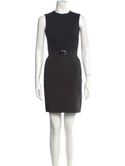 Pre-owned Prada Vintage Mini Dress In Blue