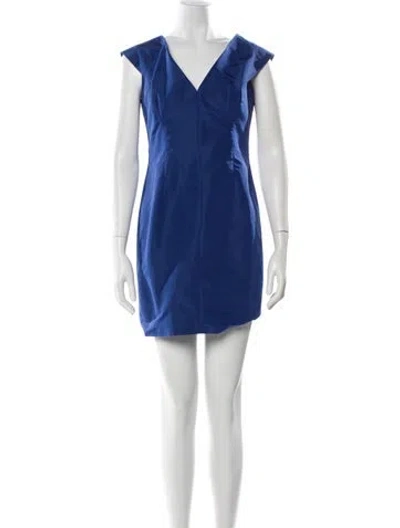 Pre-owned Prada Vintage Mini Dress In Blue