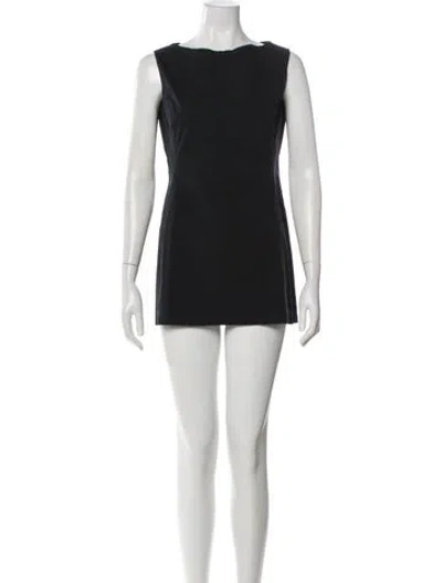Pre-owned Prada Vintage Mini Dress In Blue