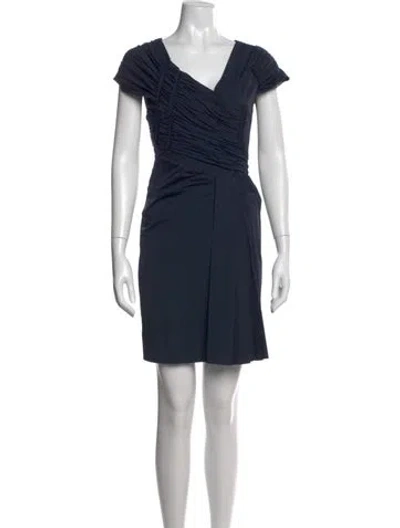 Pre-owned Prada Vintage Mini Dress In Blue