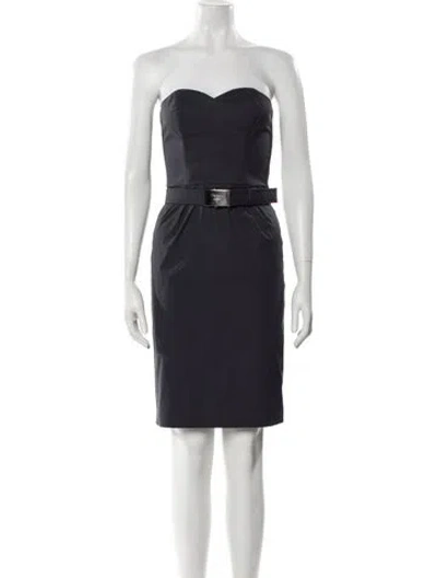 Pre-owned Prada Vintage Mini Dress In Blue