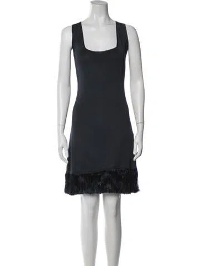 Pre-owned Prada Vintage Mini Dress In Blue