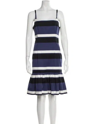 Pre-owned Prada Vintage Mini Dress In Blue