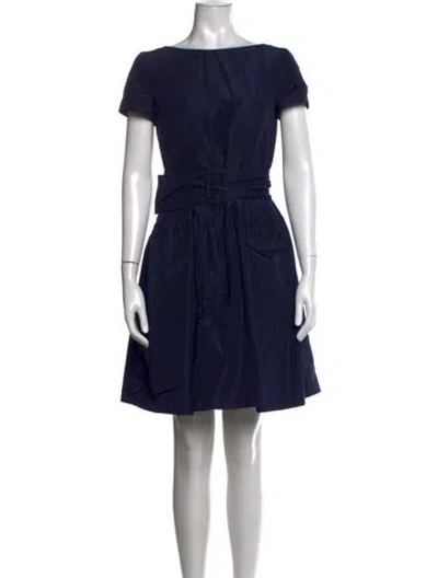 Pre-owned Prada Vintage Mini Dress In Blue