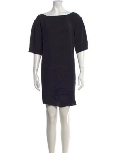 Pre-owned Prada Vintage Mini Dress In Blue