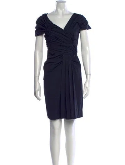 Pre-owned Prada Vintage Mini Dress In Blue