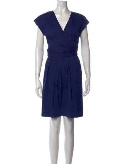 Pre-owned Prada Vintage Mini Dress In Blue