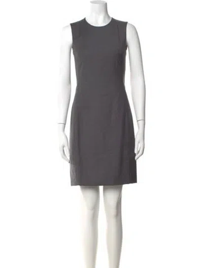 Pre-owned Prada Vintage Mini Dress In Gray