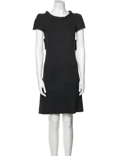 Pre-owned Prada Vintage Mini Dress In Gray