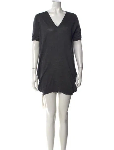Pre-owned Prada Vintage Mini Dress In Gray