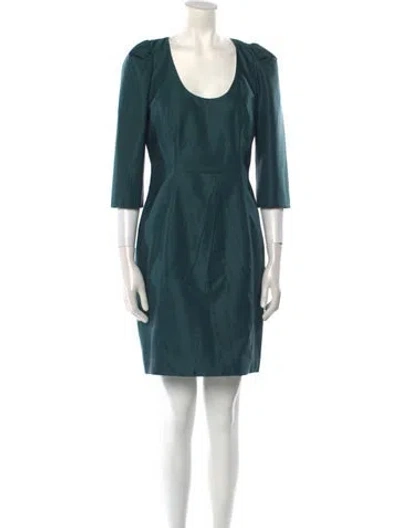 Pre-owned Prada Vintage Mini Dress In Green