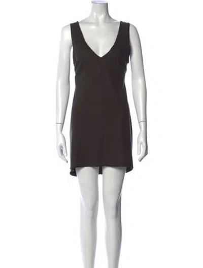 Pre-owned Prada Vintage Mini Dress In Green