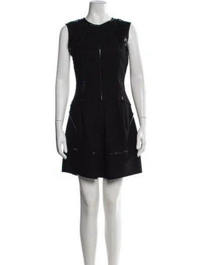 Pre-owned Prada Vintage Mini Dress In Grey