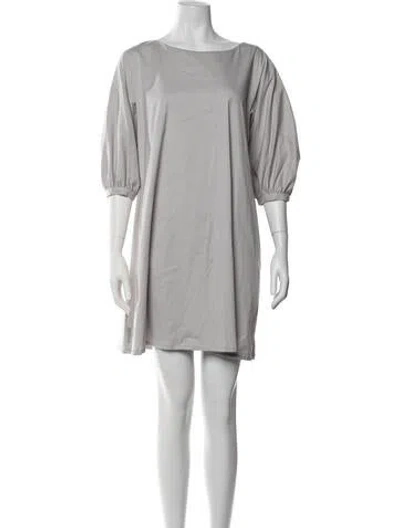 Pre-owned Prada Vintage Mini Dress In Grey