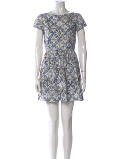 Pre-owned Prada Vintage Mini Dress In Multi