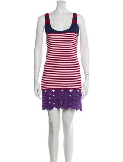 Pre-owned Prada Vintage Mini Dress In Multi