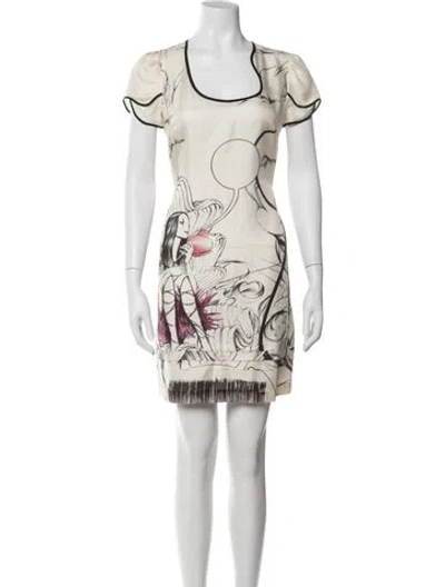 Pre-owned Prada Vintage Mini Dress In Multi