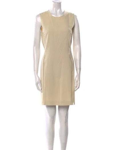 Pre-owned Prada Vintage Mini Dress In Neutral