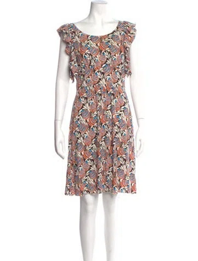 Pre-owned Prada Vintage Mini Dress In Neutral