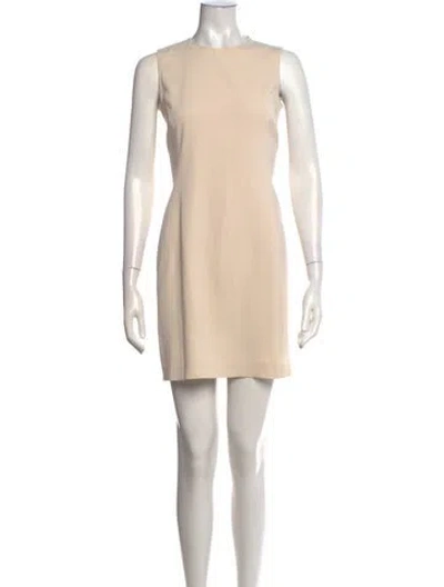 Pre-owned Prada Vintage Mini Dress In Neutrals