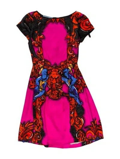 Pre-owned Prada Vintage Mini Dress In Pink