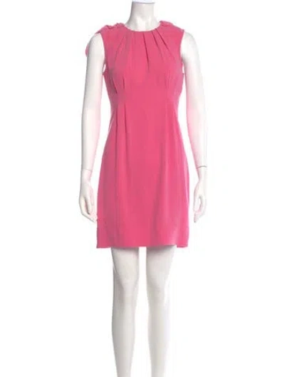 Pre-owned Prada Vintage Mini Dress In Pink
