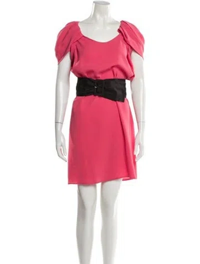 Pre-owned Prada Vintage Mini Dress In Pink