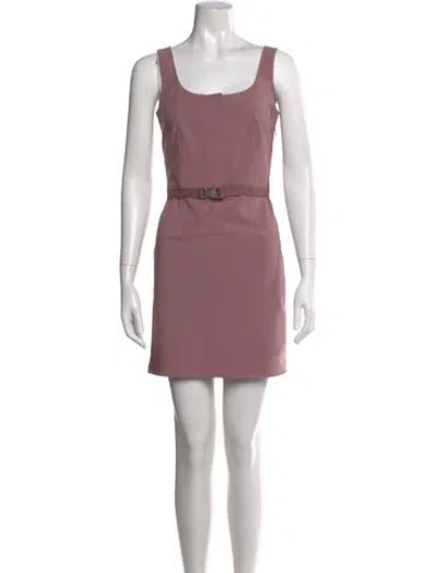 Pre-owned Prada Vintage Mini Dress In Pink