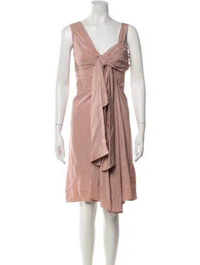 Pre-owned Prada Vintage Mini Dress In Pink