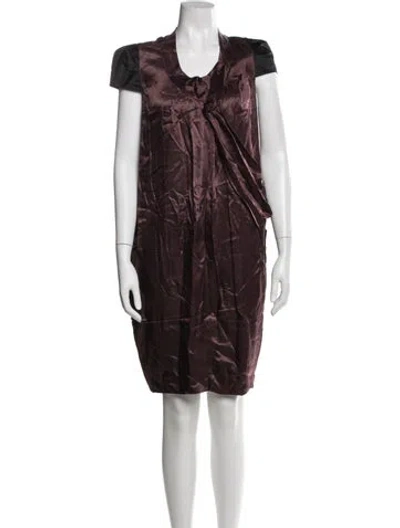 Pre-owned Prada Vintage Mini Dress In Purple