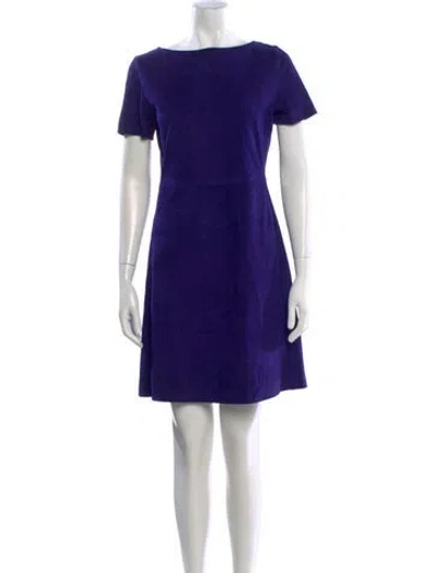 Pre-owned Prada Vintage Mini Dress In Purple