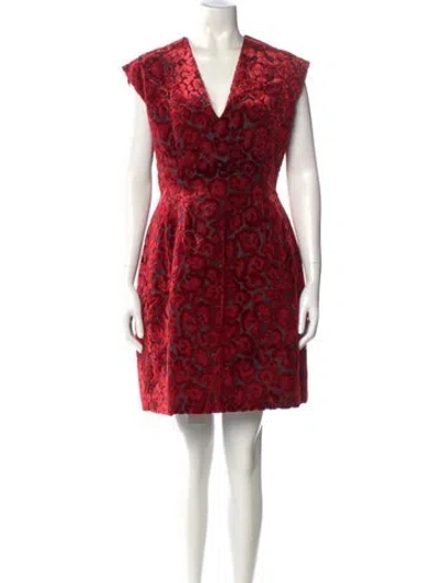 Pre-owned Prada Vintage Mini Dress In Red
