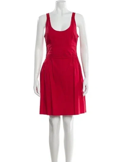 Pre-owned Prada Vintage Mini Dress In Red