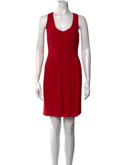Pre-owned Prada Vintage Mini Dress In Red