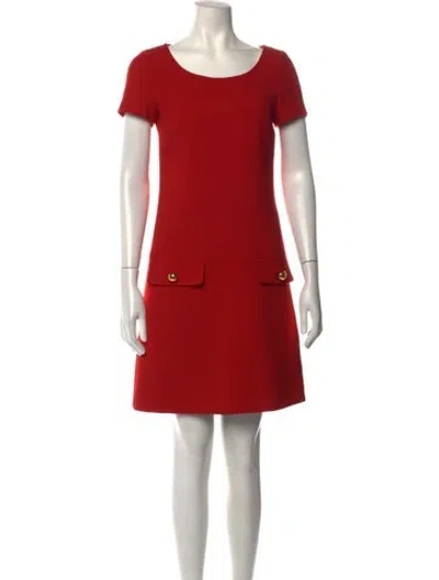 Pre-owned Prada Vintage Mini Dress In Red
