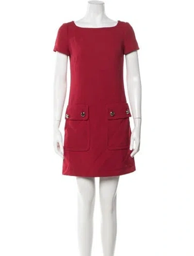 Pre-owned Prada Vintage Mini Dress In Red