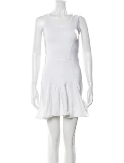 Pre-owned Prada Vintage Mini Dress In White