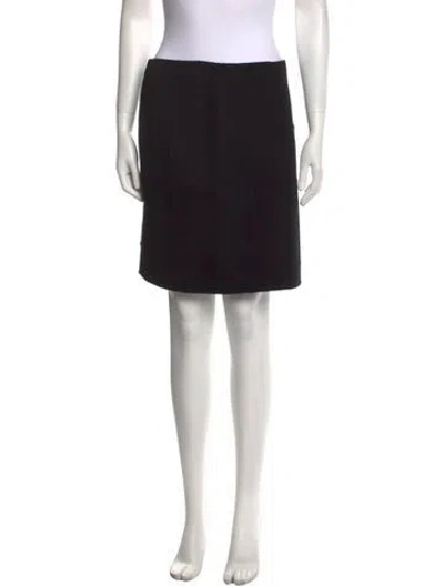 Pre-owned Prada Vintage Mini Skirt In Black