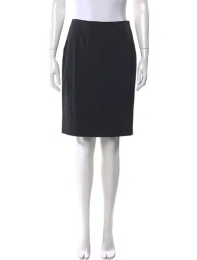 Pre-owned Prada Vintage Mini Skirt In Black
