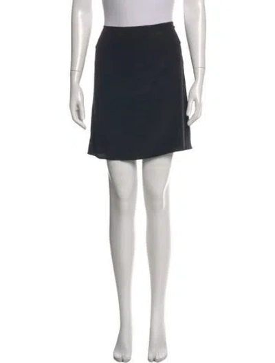 Pre-owned Prada Vintage Mini Skirt In Black