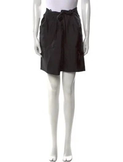 Pre-owned Prada Vintage Mini Skirt In Black