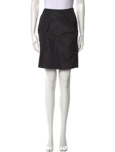 Pre-owned Prada Vintage Mini Skirt In Black