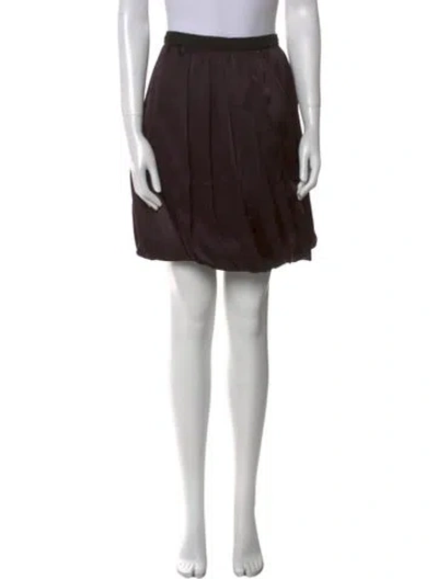 Pre-owned Prada Vintage Mini Skirt In Black