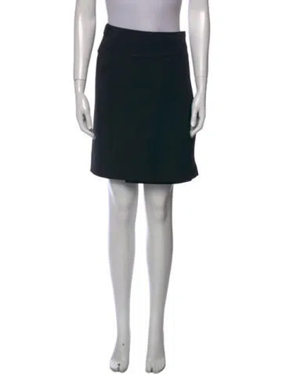 Pre-owned Prada Vintage Mini Skirt In Black