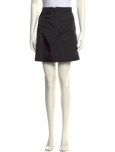 Pre-owned Prada Vintage Mini Skirt In Black