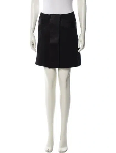 Pre-owned Prada Vintage Mini Skirt In Black