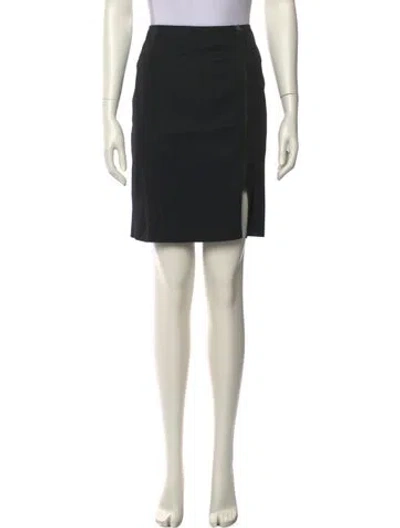 Pre-owned Prada Vintage Mini Skirt In Black